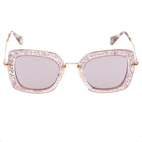 miu miu replica glitter sunglasses
